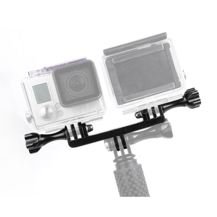 Soporte Doble con Adaptador de Montaje con Tornillo para GoPro