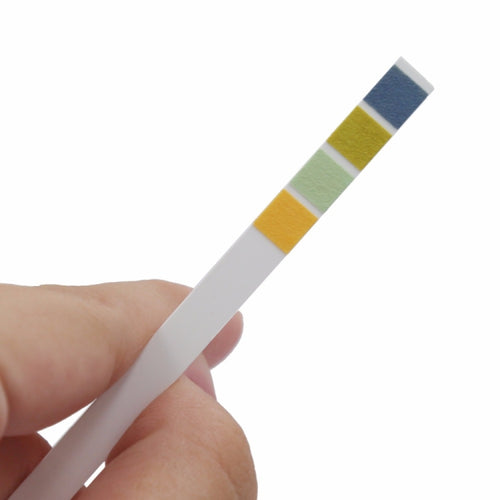 100 tiras/caja tiras reactivas de pH escala 0-14 papel de prueba de tornasol Premium Ideal para probar el nivel de pH del agua, 100 Strips