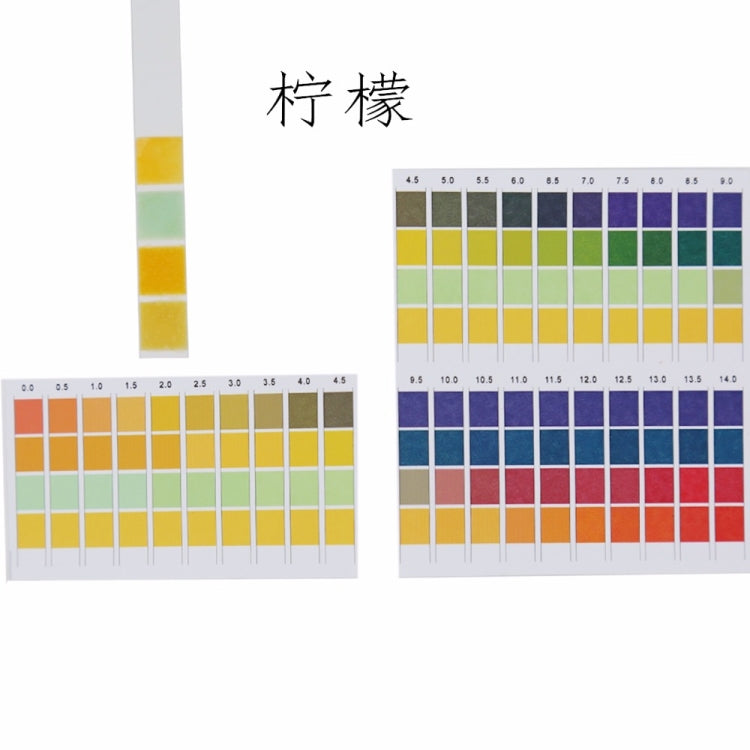 100 tiras/caja tiras reactivas de pH escala 0-14 papel de prueba de tornasol Premium Ideal para probar el nivel de pH del agua, 100 Strips
