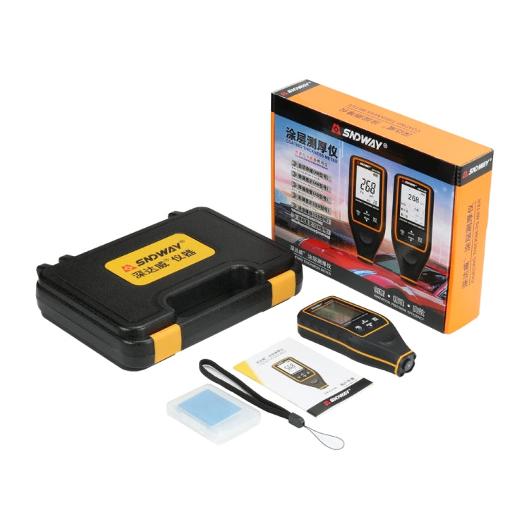 Instrumento de medición de pintura SNDWAY, medidor de espesor de revestimiento de acabado de pintura de coche de alta precisión, SW6310A Standard Edition, SW6310B Upgrade Edition