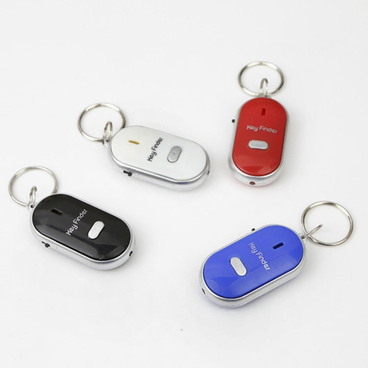 Mini buscador de llaves con silbato LED, pitido intermitente, localizador remoto de llaves perdidas, llavero para niños