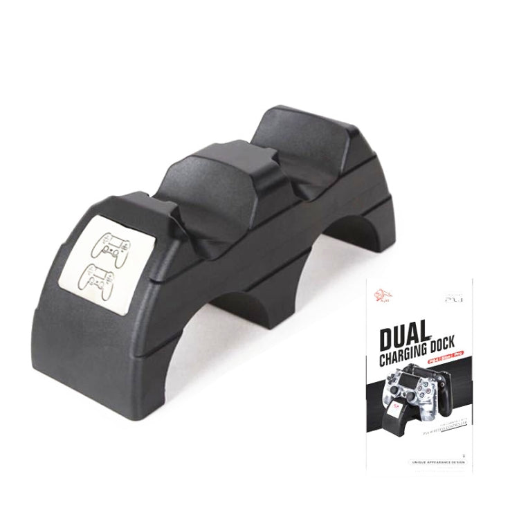 Para Playstation 4 /PS4 pro /PS4 controlador inalámbrico delgado cargador con indicador LED doble mango soporte de estación de carga USB doble, For PS4 pro /PS4 Slim