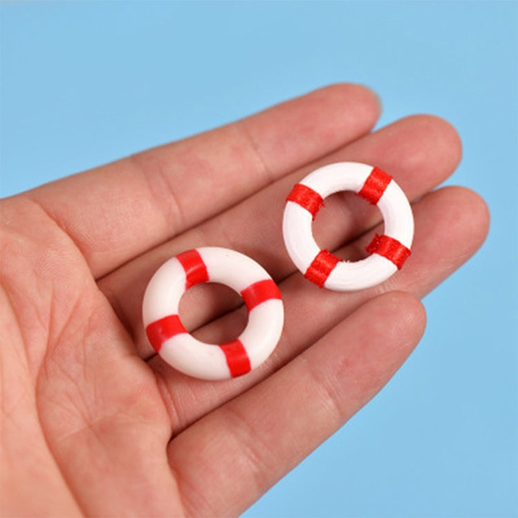 Material para modelo de playa, mini salvavidas, 2 uds.