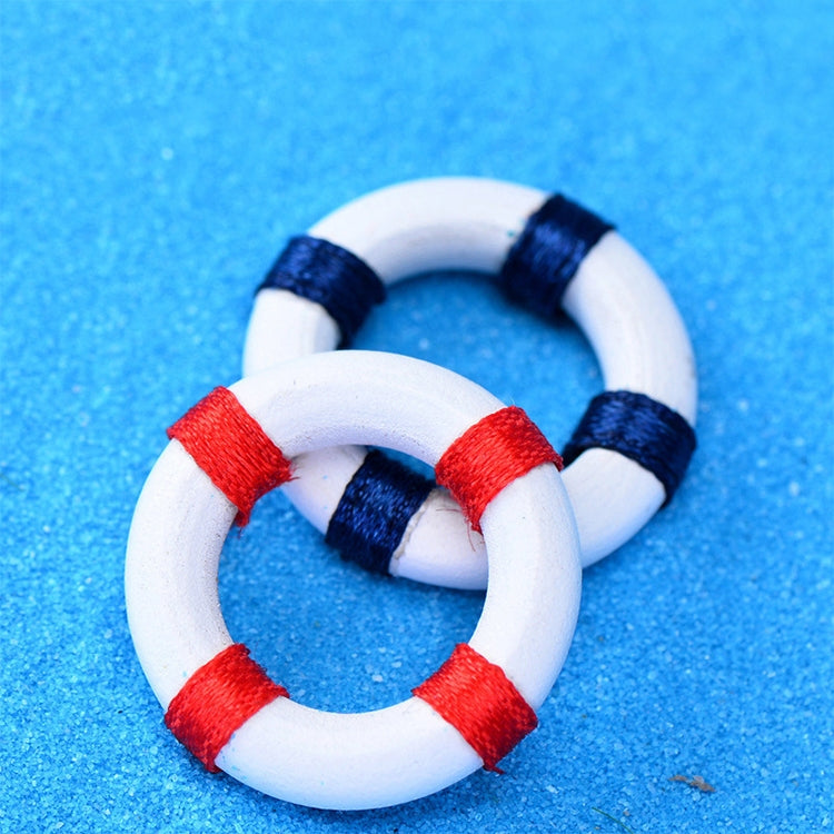 Material para modelo de playa, mini salvavidas, 2 uds.