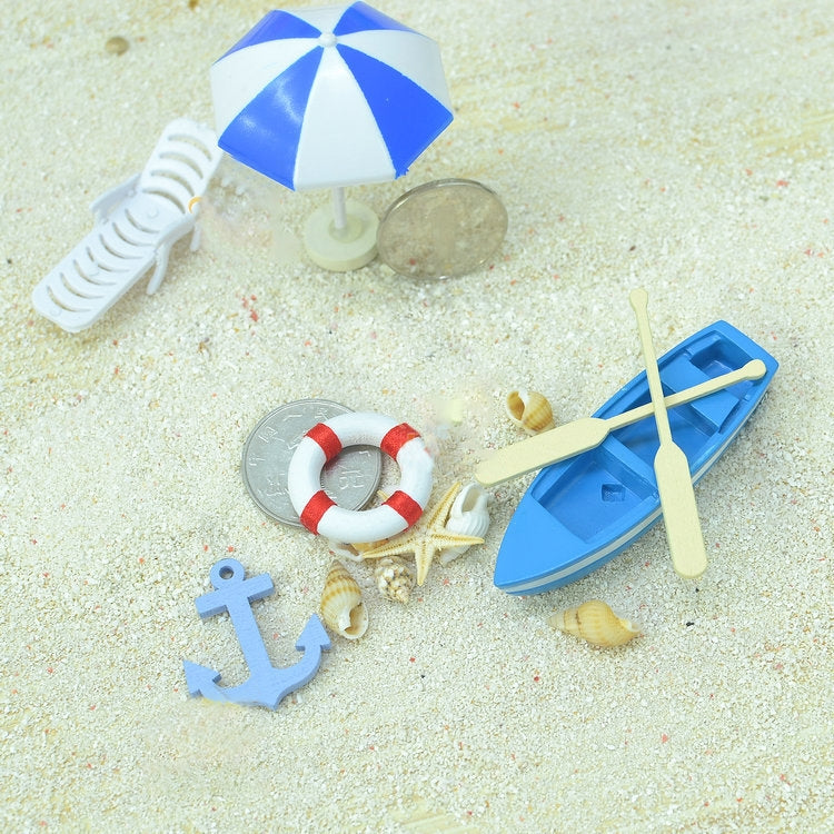 Material para modelo de playa, mini salvavidas, 2 uds.