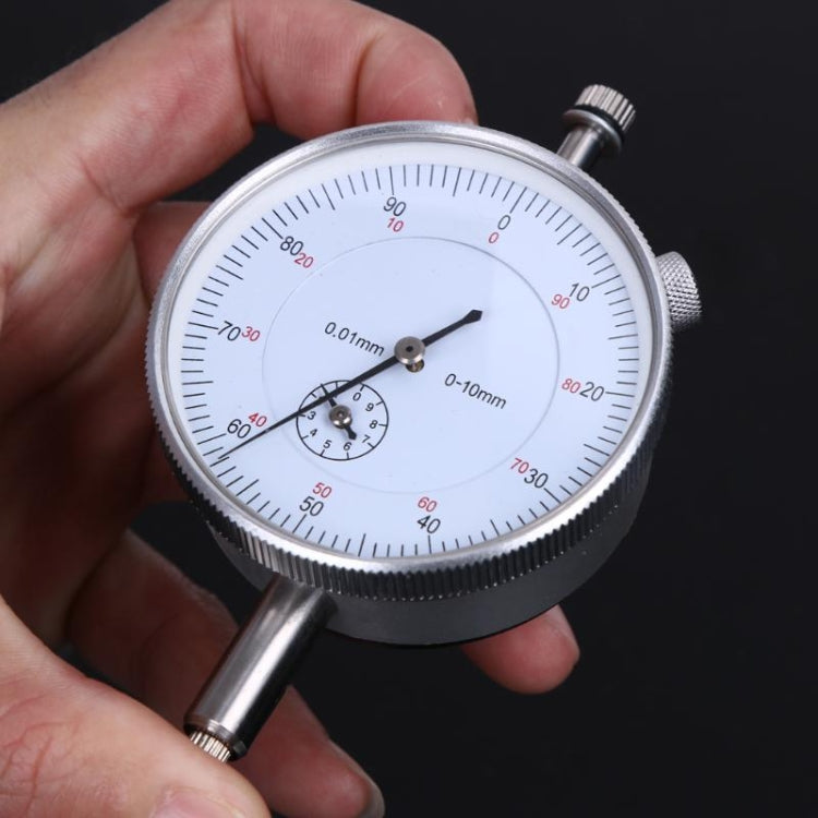 Herramienta de precisión de 0,01mm, indicador de Dial, indicador de prueba de Dial portátil profesional, herramientas de instrumentos de medición de precisión, 0-10mm