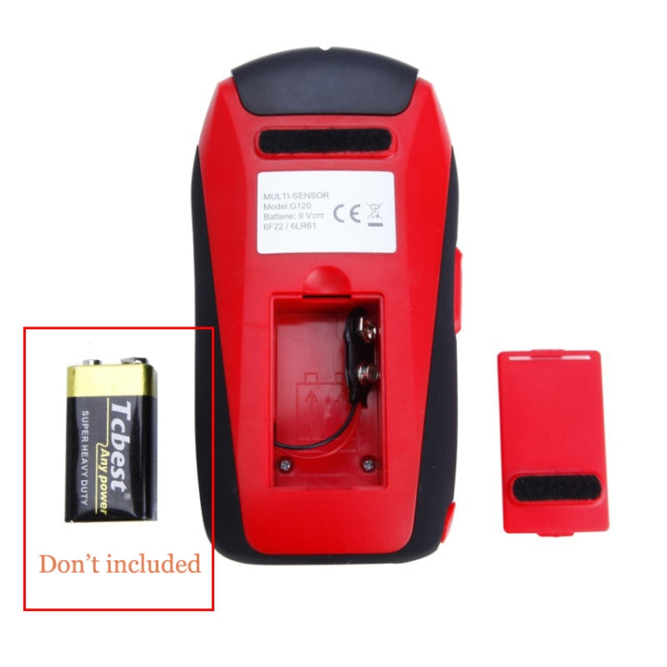 Probador reforzado con Cable de madera y Metal G120, instrumento de detección de metales de pared multifuncional