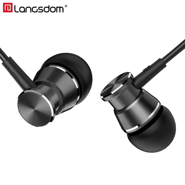 Langsdom M305 auriculares bajos para teléfono auriculares internos de Metal de 3,5mm con micrófono HD para xiaomi iPhone Samsung