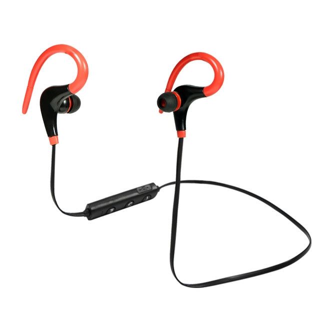 AiWei BT-01 Auricular inalámbrico Bluetooth con gancho para micrófono Auricular deportivo