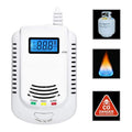 Coalgas Gas Natural Metano Propano Detector de Fugas Probador Medidor Herramienta de Seguridad para el Hogar, Enchufe de la UE