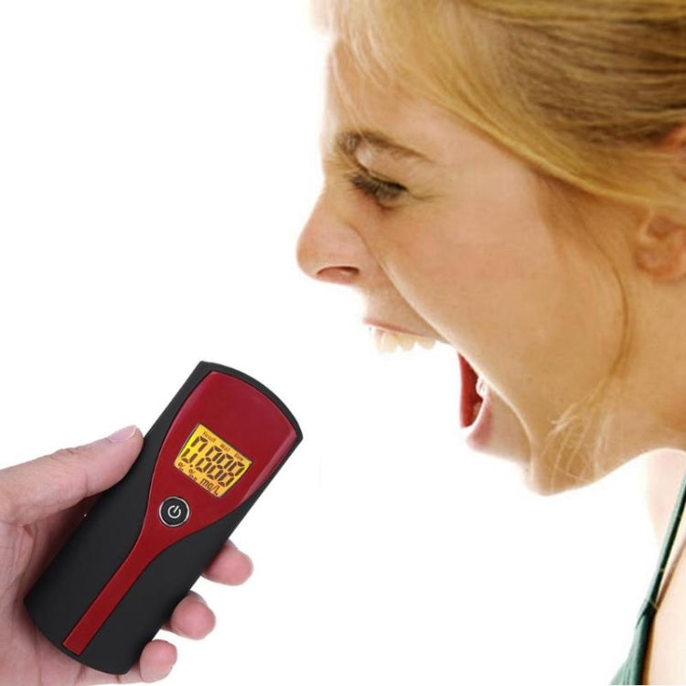 Probador de alcohol en el aliento digital W637 Detector analizador de alcoholímetro de fácil uso con pantalla LCD