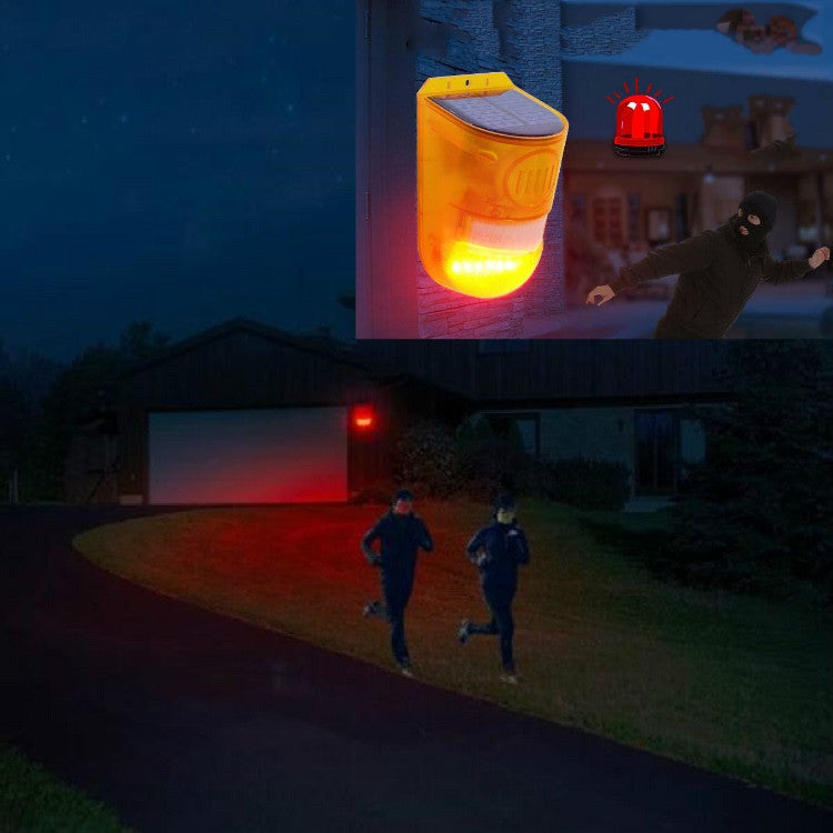 Luz de alarma Solar de 129dB, detección de movimiento humano, alarma de Control remoto, unidad antirrobo para granja, luz y sonido de objeto, N911E English, N911C English