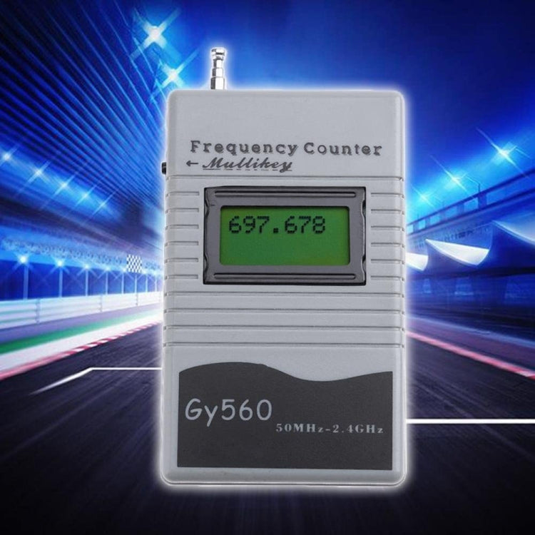 GY560 Medidor de frecuencia portátil Walkie-talkie Herramienta de medición de frecuencia