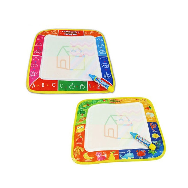 3 PCS Magic Graffiti Water Writing Cloth Tablero de dibujo plegable para niños con bolígrafo, Tamaño: 29 cm x 29 cm