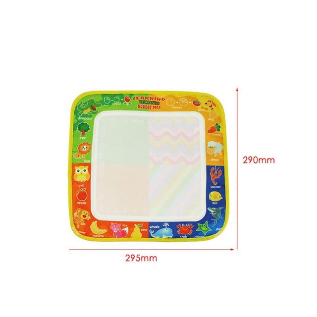 3 PCS Magic Graffiti Water Writing Cloth Tablero de dibujo plegable para niños con bolígrafo, Tamaño: 29 cm x 29 cm