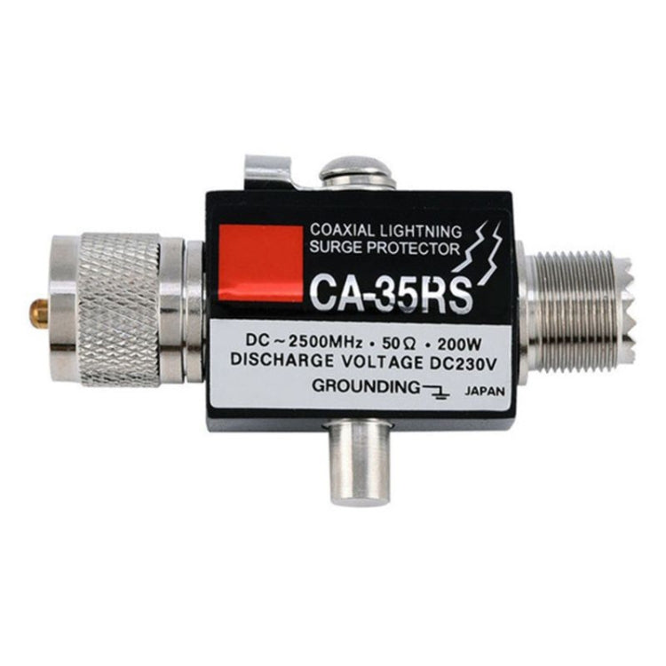 CA-35RS PL259 SO239 Walkie Talkie Radio Repetidor Coaxial Lightning Antena Protector contra sobretensiones, CA-35RS