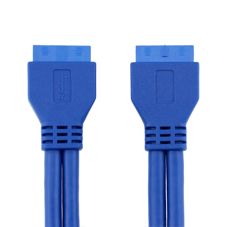 Cable USB 3,0 de 50cm, placa base, cable de 20 pines, extensión de conversión madre a hembra, F-F