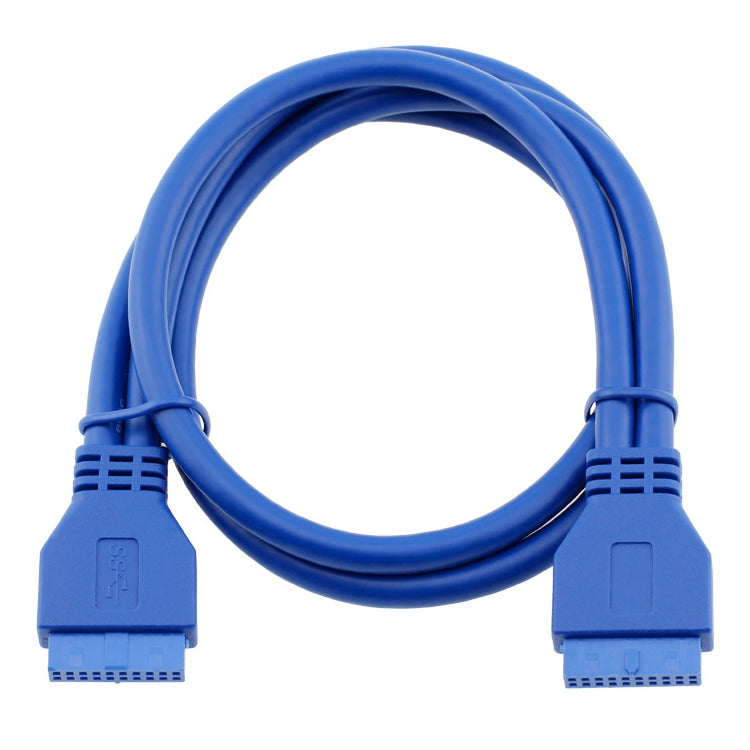 Cable USB 3,0 de 50cm, placa base, cable de 20 pines, extensión de conversión madre a hembra, F-F