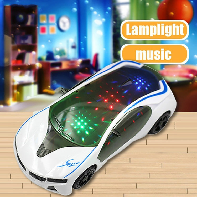 Juguete eléctrico estilo superdeportivo 3D con luces de rueda, música, canto, regalo para niños y niñas, eléctrico Universal, 3D Supercar Electric Toy