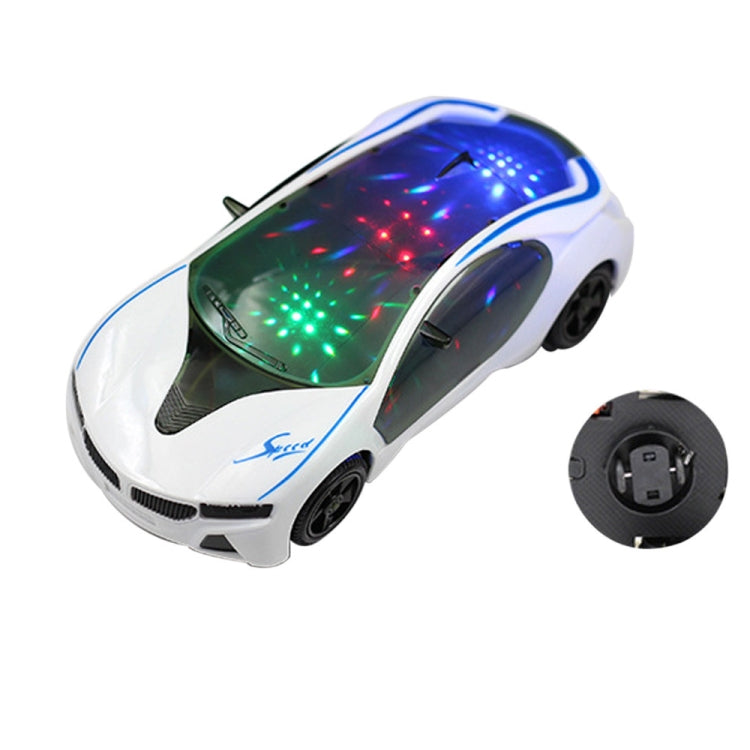 Juguete eléctrico estilo superdeportivo 3D con luces de rueda, música, canto, regalo para niños y niñas, eléctrico Universal, 3D Supercar Electric Toy