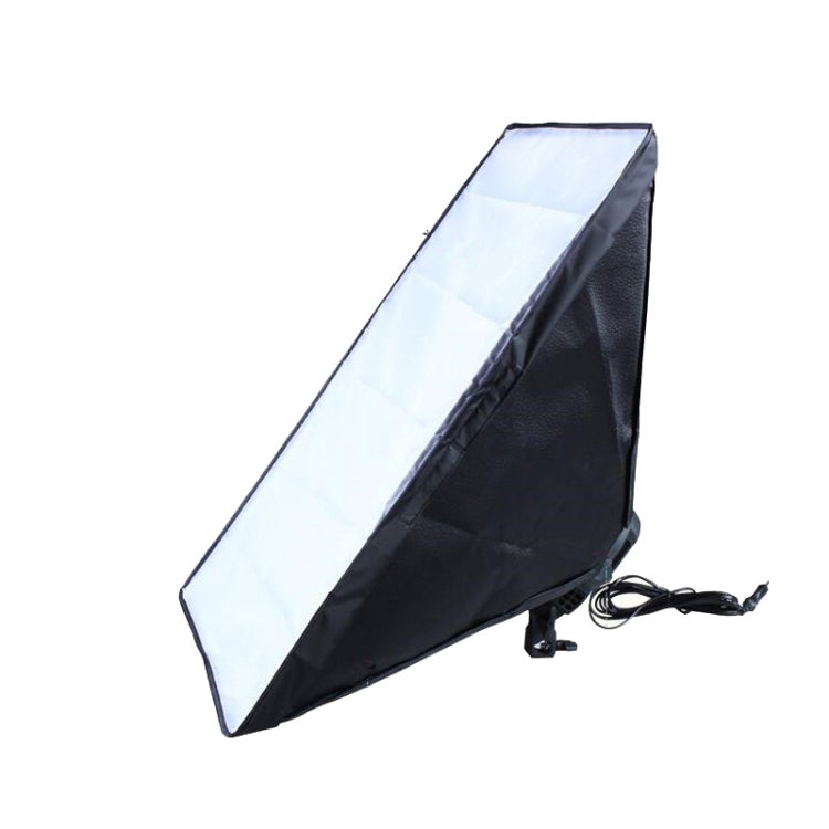 Kit de Softbox para estudio fotográfico (portalámparas de cuatro enchufes + Softbox de iluminación de Flash de 50 X 70 CM + soporte de luz de 2m)