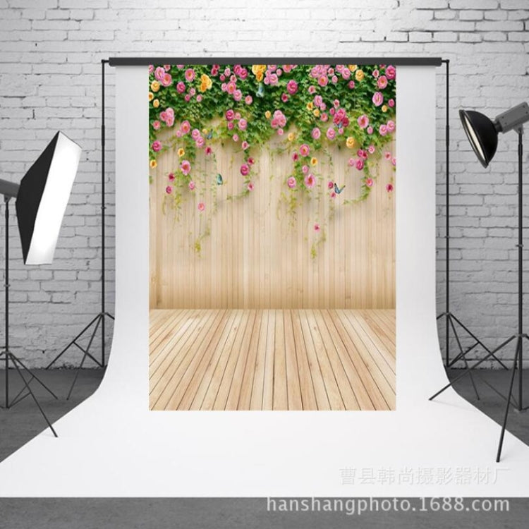 1,5 m x 2,1 m simulación de tablón de madera flor pared foto accesorios fotografía telón de fondo