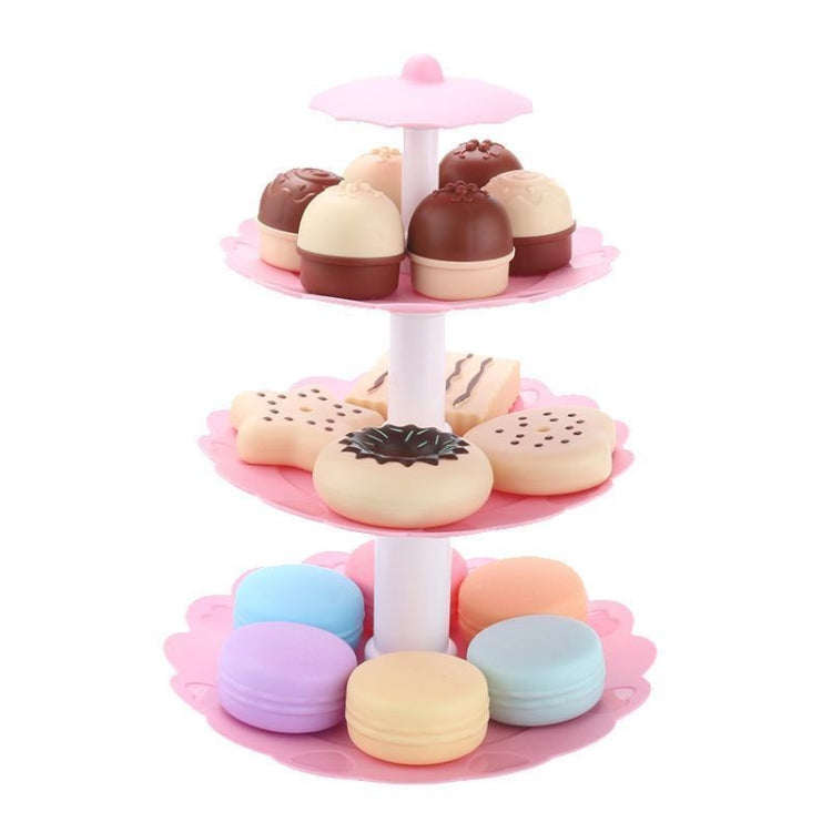 Juguete de comida para niños, pastel, postres, torre, juego de té para fiesta, juguetes de comida para juego de rol, Cake Desserts