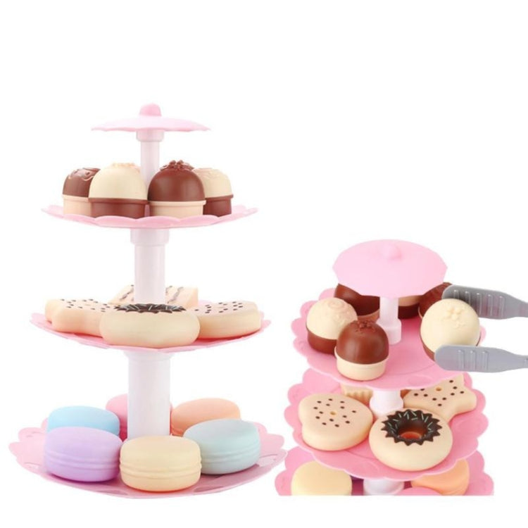 Juguete de comida para niños, pastel, postres, torre, juego de té para fiesta, juguetes de comida para juego de rol, Cake Desserts