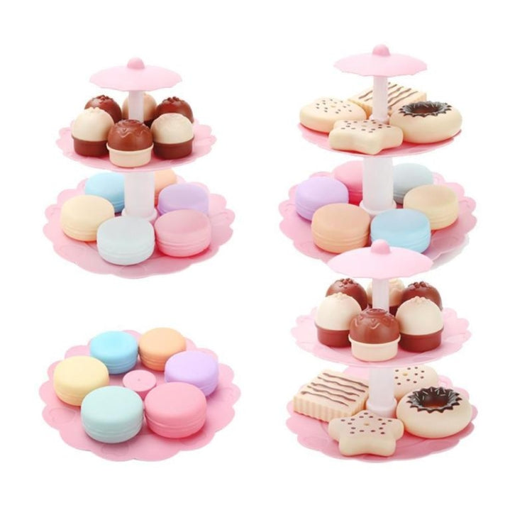 Juguete de comida para niños, pastel, postres, torre, juego de té para fiesta, juguetes de comida para juego de rol, Cake Desserts