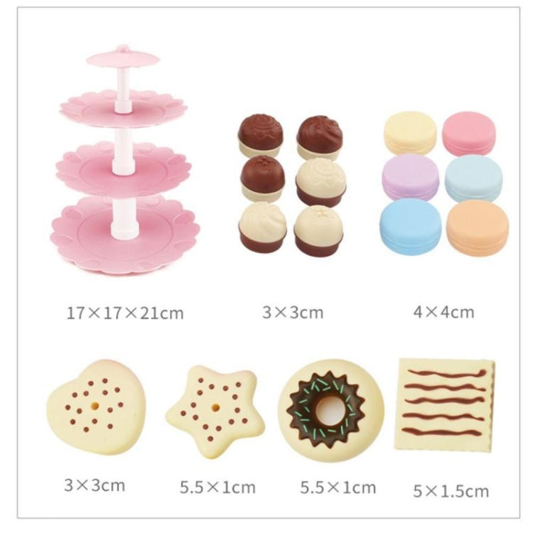 Juguete de comida para niños, pastel, postres, torre, juego de té para fiesta, juguetes de comida para juego de rol, Cake Desserts