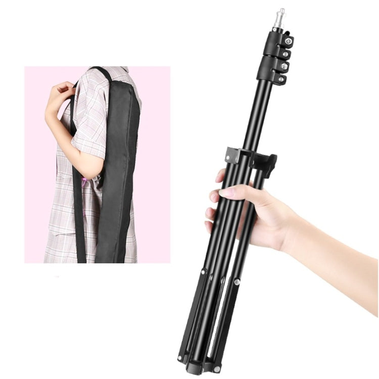 Conjunto de transmisión en vivo de luz de relleno de anillo LED de temperatura de color regulable, 14 inch+Phone Clip With 2.1m Tripod Mount, CN Plug, 14 inch+3 Phone Clips With 2.1m Tripod Mount, CN Plug                                                ...