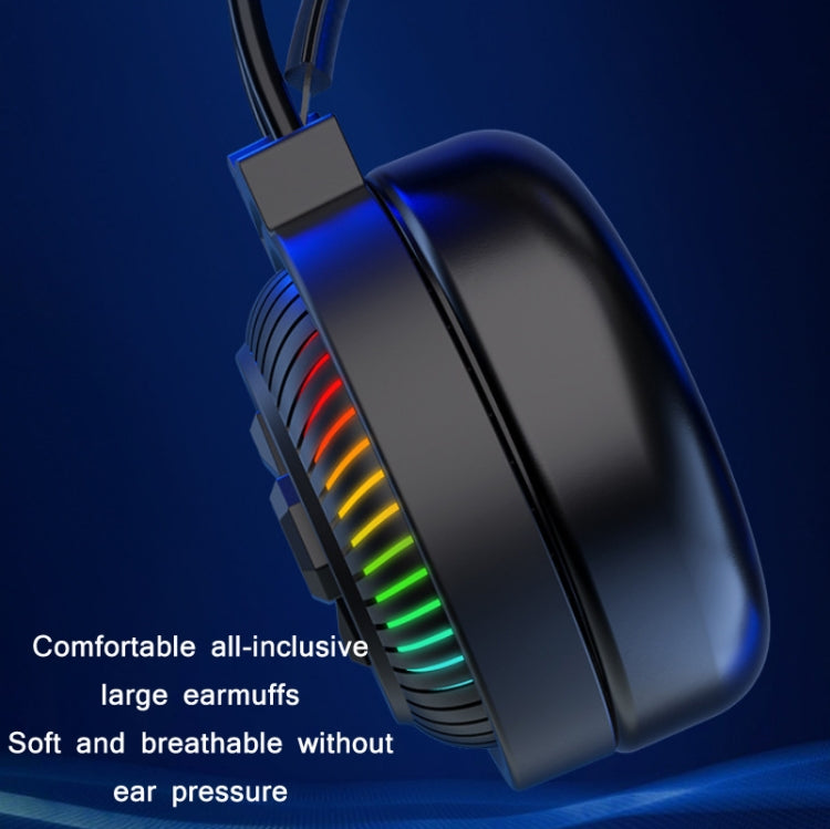 PANTSAN PSH-400 Auriculares con cable RGB luminosos montados en la cabeza para computadora USB, 3.5mm Single Plug, 3.5mm Black, 3.5mm Pink, 3.5mm White, 3.5mm Pink+Cat Ear, 7.1 USB
