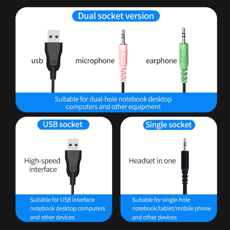 PANTSAN PSH-400 Auriculares con cable RGB luminosos montados en la cabeza para computadora USB, 3.5mm Single Plug, 3.5mm Black, 3.5mm Pink, 3.5mm White, 3.5mm Pink+Cat Ear, 7.1 USB