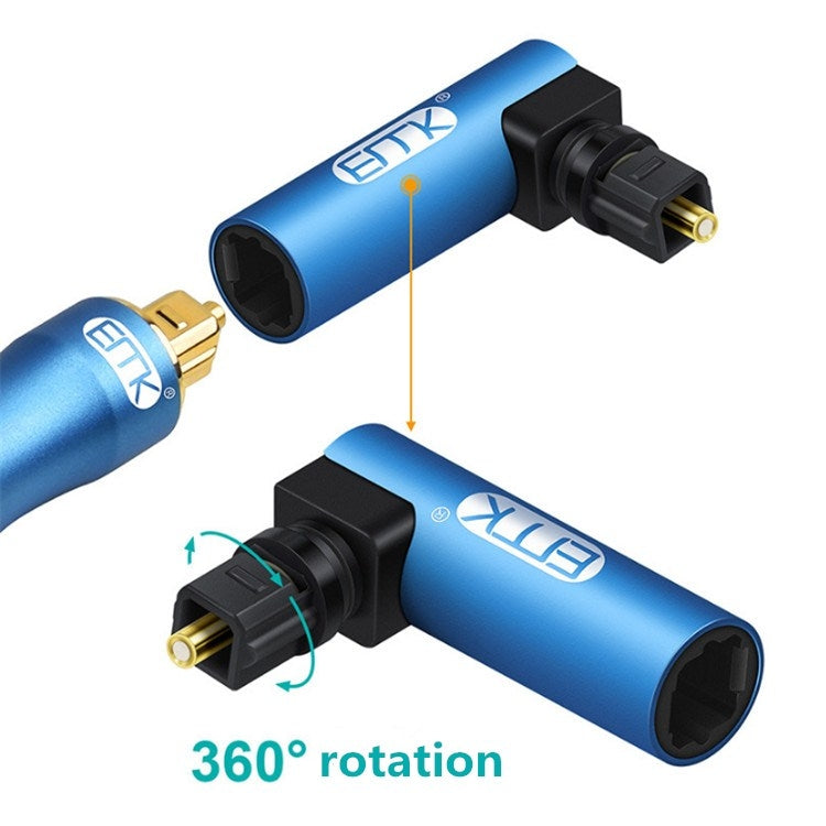 Adaptador audio del cabezal de conversión de fibra óptica de puerto cuadrado a puerto cuadrado EMK
