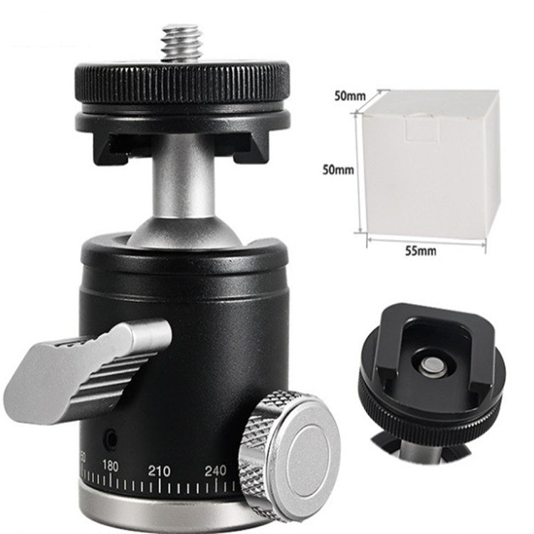 BEXIN K-19 Soporte de trípode con cabeza de bola de zapata fría de aleación de aluminio multifuncional, K-19
