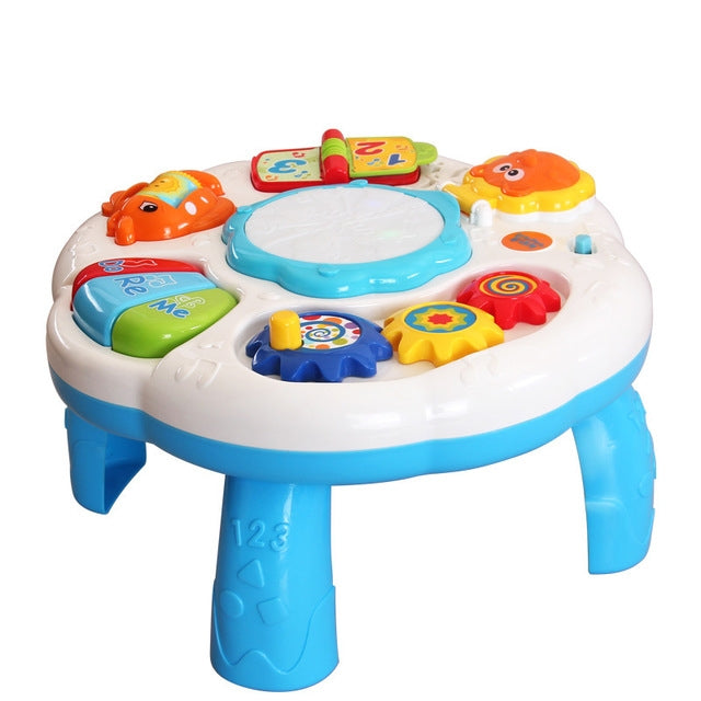 Baterías de mano con iluminación multifunción, juguetes de música eléctrica para niños