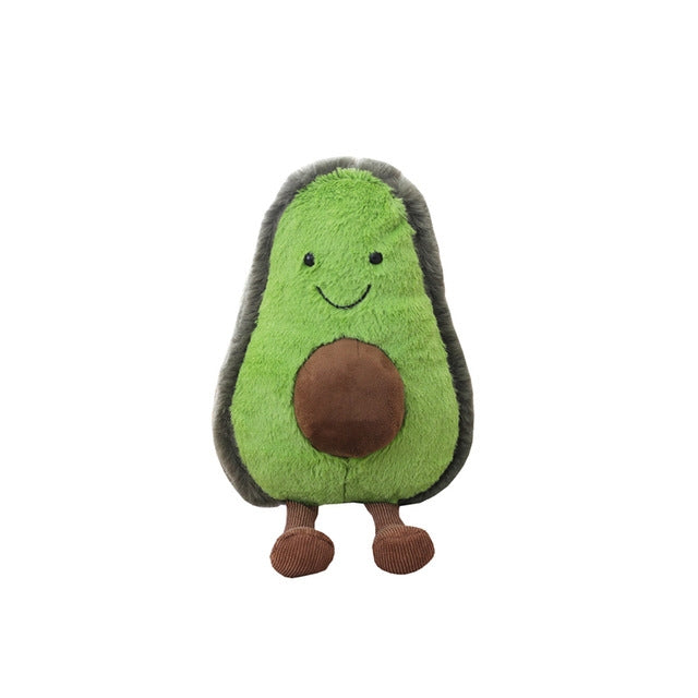 Almohada de peluche de aguacate de dibujos animados para niños, juguete de 22 ~ 45Cm, aguacate con pies, fruta, aguacate, almohada de peluche, juguete para regalo