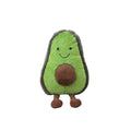 Almohada de peluche de aguacate de dibujos animados para niños, juguete de 22 ~ 45Cm, aguacate con pies, fruta, aguacate, almohada de peluche, juguete para regalo
