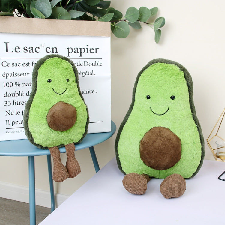 Almohada de peluche de aguacate de dibujos animados para niños, juguete de 22 ~ 45Cm, aguacate con pies, fruta, aguacate, almohada de peluche, juguete para regalo