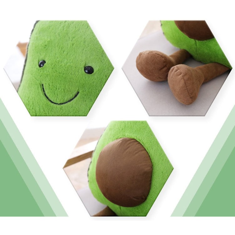 Almohada de peluche de aguacate de dibujos animados para niños, juguete de 22 ~ 45Cm, aguacate con pies, fruta, aguacate, almohada de peluche, juguete para regalo