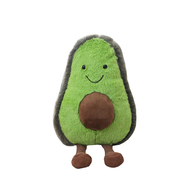 Almohada de peluche de aguacate de dibujos animados para niños, juguete de 22 ~ 45Cm, aguacate con pies, fruta, aguacate, almohada de peluche, juguete para regalo