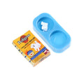 Casa de muñecas Mini perro gato comida para mascotas con plato muebles de simulación modelo Juguetes
