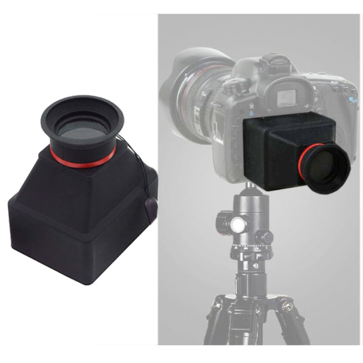 SQ-886 3x SLR Micro Pantalla Única Lupa Visor Sombreado Parasol