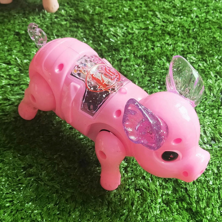 Lindo LED música luminosa electrónica mascota niños juguetes educativos, color aleatorio