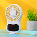 Reloj multifuncional pequeño ventilador creativo escritorio mini ventilador USB