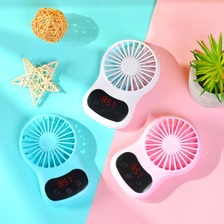 Reloj multifuncional pequeño ventilador creativo escritorio mini ventilador USB