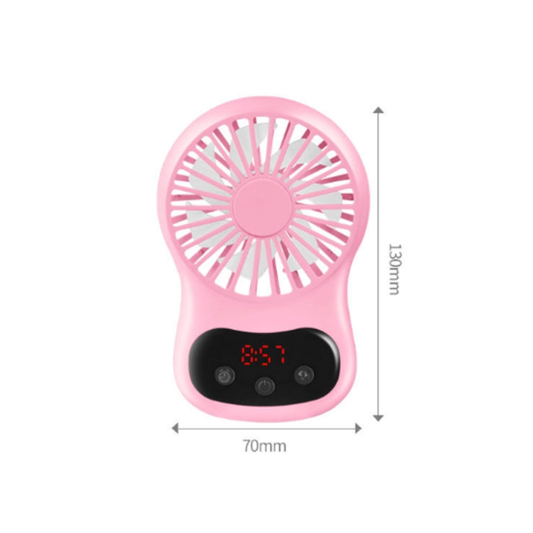 Reloj multifuncional pequeño ventilador creativo escritorio mini ventilador USB