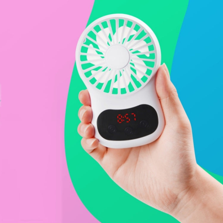 Reloj multifuncional pequeño ventilador creativo escritorio mini ventilador USB