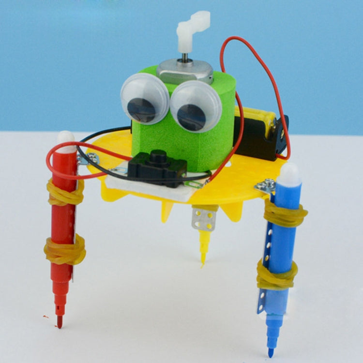 DIY Robot Niños Puzzle Juguetes Solares Pintura Juguete, Puzzle Solar Toy