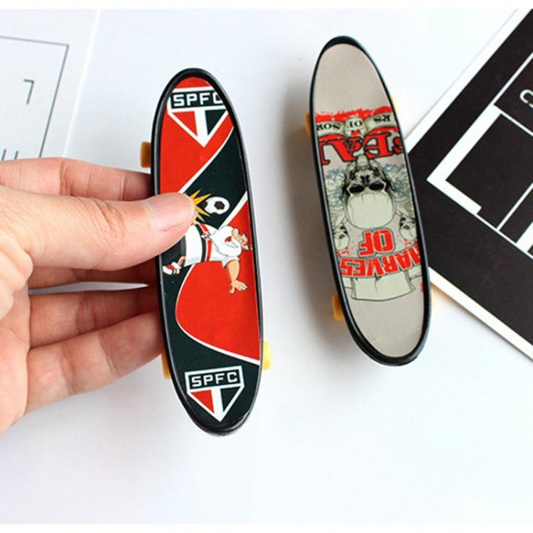 10 PCS Mini Finger Skateboard Creative Fingertip Sports Toys, entrega de estilo aleatorio, 10 PCS Mini Finger Skateboard